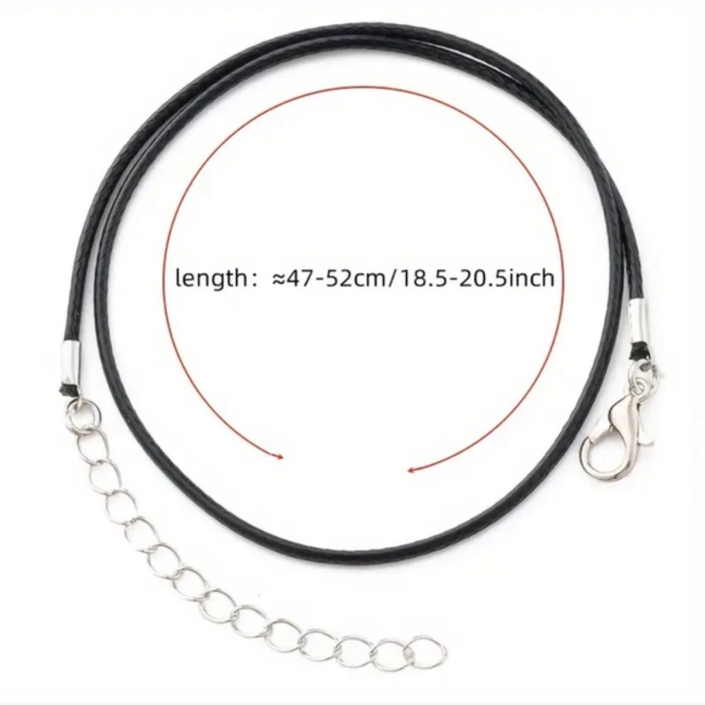 Tiger's Eye Circle Gemstone Crystal Stone Pendant Necklace - Picture 3 of 3